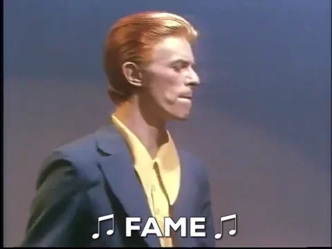 David Bowie Fame GIF