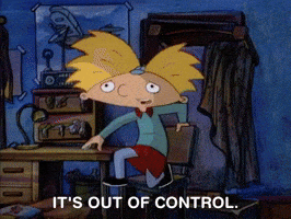 Out Of Control Nick Splat GIF by Hey Arnold