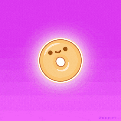 Solar Eclipse Donut GIF by 100% Soft