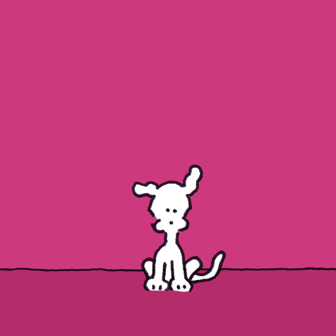 chippythedog animation illustration i love you drawing GIF