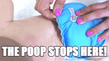 baby poop GIF by AppleCheeks Cloth Diapers