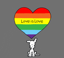 love is love lgbt GIF by Chippy the Dog