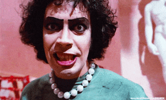 scared rocky horror picture show GIF by 20th Century Fox Home Entertainment