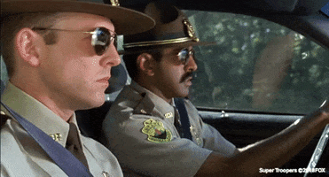 Super Troopers Cops GIF by 20th Century Fox Home Entertainment