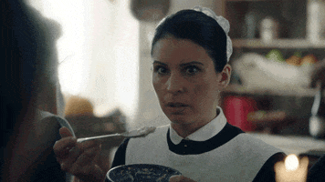 beth dover eating GIF by Another Period