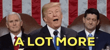 donald trump a lot more GIF by State of the Union address 2018