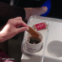 coffee cookie GIF by Alaska Airlines