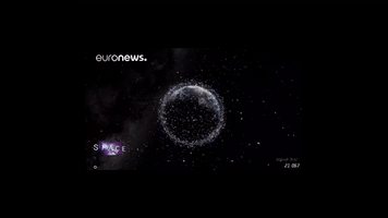 space debris GIF by euronews