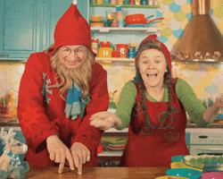 santa claus office dancing GIF by The Elves!