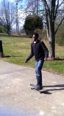 Skateboard Fail GIF