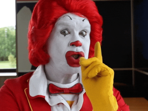 Angry Ronald Mcdonald GIF by McDonald's CZ/SK - Find & Share on GIPHY