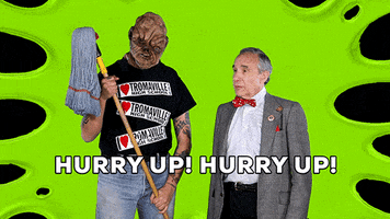 taking too long hurry up GIF by Troma Entertainment