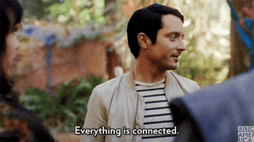 dirk gently everything is connected GIF by BBC America