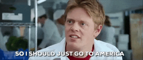love actually so i should just go to america GIF