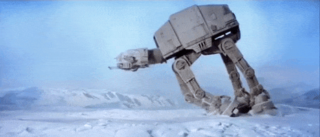 the empire strikes back at at walker GIF by Star Wars