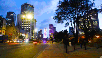 FabianBPhoto colombia sunset bogota downtown GIF