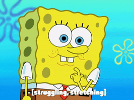 Struggling Season 8 GIF by SpongeBob SquarePants