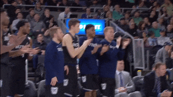 College Basketball Applause GIF by BIG EAST Conference