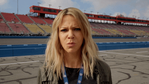 Kaitlin Olson Wtf Gif By Nascar
