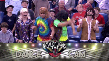 new orleans dancing GIF by NBA