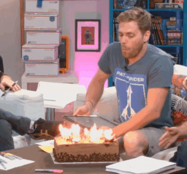 Why I don't put my age worth of candles on a cake - GIF - Imgur
