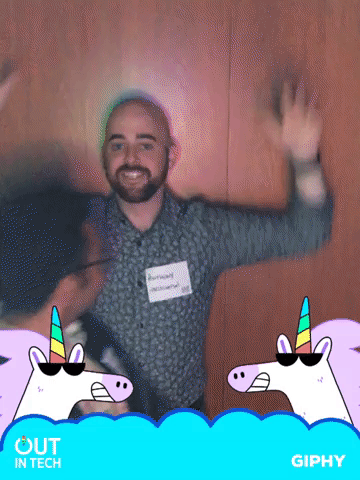 outintech GIF by Out in Tech x GIPHY | Spring Social @ Hotel Americano