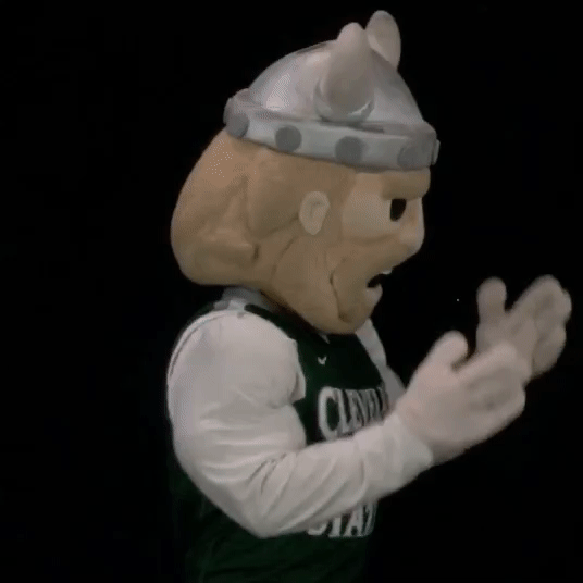 Vikings Mascot GIF by Cleveland State University Find & Share on GIPHY