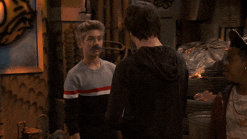 fake mustache GIF by Nickelodeon
