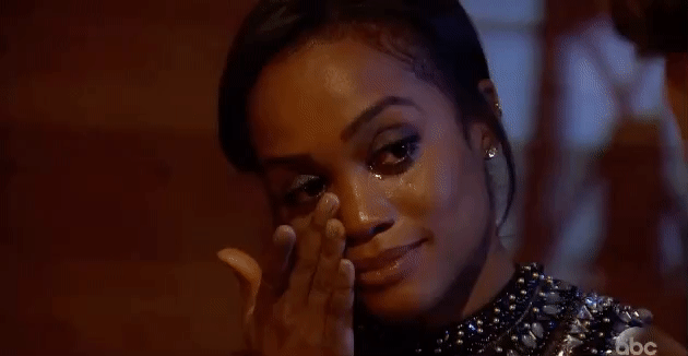 Rachel Lindsay Crying By The Bachelor Find And Share On Giphy