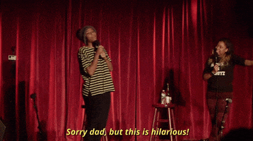 phoebe robinson sorry dad but this is hilarious GIF by 2 Dope Queens Podcast