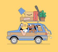 roadtrip driving GIF by Dan Woodger