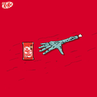 the walking dead fun GIF by KitKat® Colombia