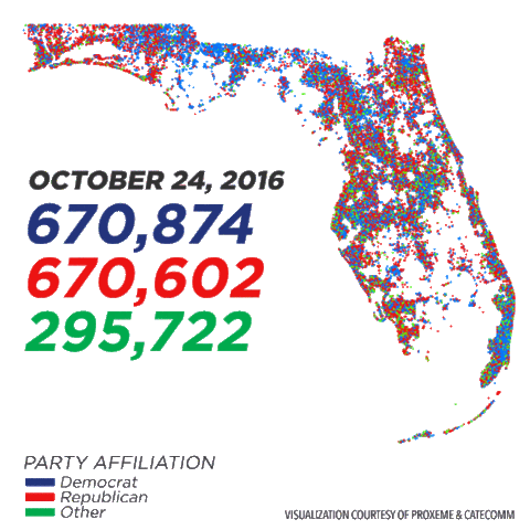 philammann florida voting Sticker