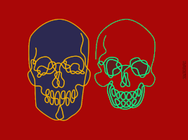 skull line GIF by Souzacampus