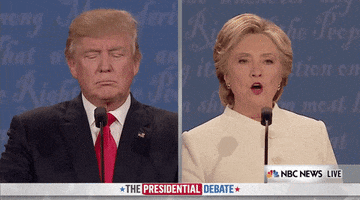 presidential debate microphone adjustment GIF by Election 2016