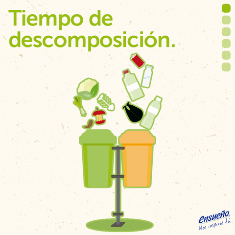 ensuenomexico reciclaje basura ecologÃ­a degradarse GIF