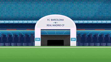 fc barcelona tunnel GIF by beko