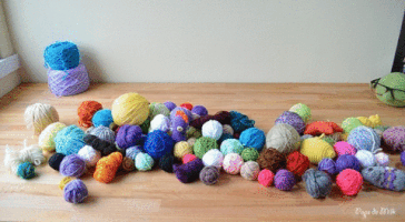 tenfootninja squid yarn crochet poo GIF