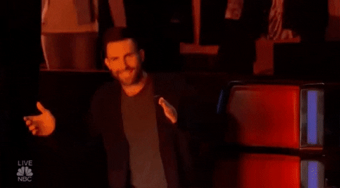 adam levine yes GIF by The Voice