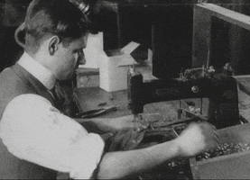 sew sewing machine GIF by US National Archives