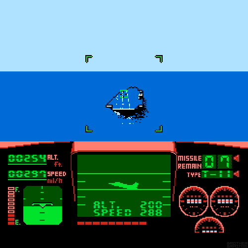 cedricgodon nintendo nes top gun 8bits GIF