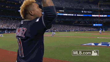 celebrate cleveland indians GIF by MLB