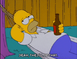 Drunk Season 4 GIF by The Simpsons