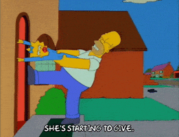 Pulling Season 3 GIF by The Simpsons