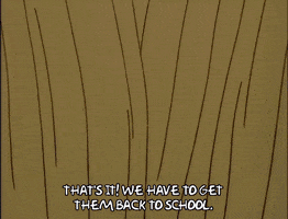 Season 6 School GIF by The Simpsons