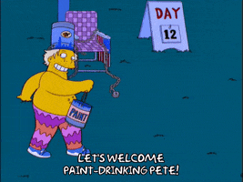 episode 15 paint-drinking pete GIF