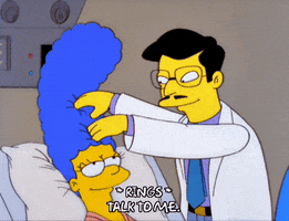relaxed marge simpson GIF