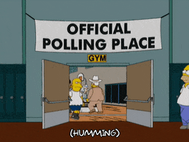 Voting Episode 4 GIF by The Simpsons