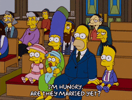 Lisa Simpson Wedding GIF by The Simpsons
