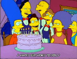 Season 1 Birthday GIF by The Simpsons